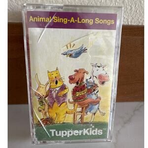 NEW Tupperware Animals Cassette Tape Tupperkids Sealed 1994 Rare